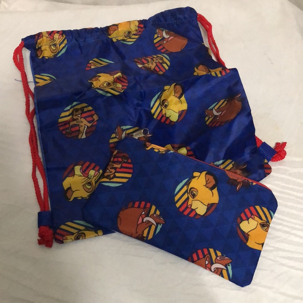 Simba Drawstring Bag & Pouch - Picture 5 of 5